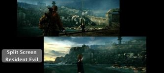resident evil 2 split screen
