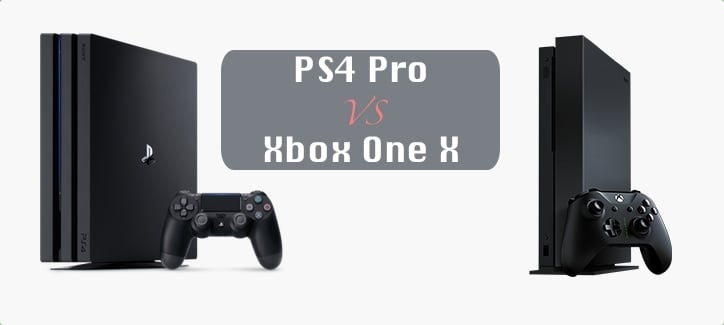 Сравнение консолей Xbox One X и PlayStation 4 Pro